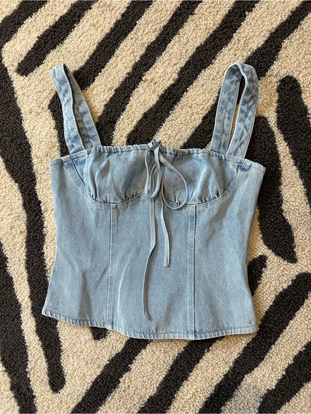 Daydream Corset in Classic Denim